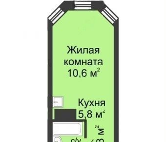квартира г Нижний Новгород Горьковская ул Героя Жидкова 2 фото 12