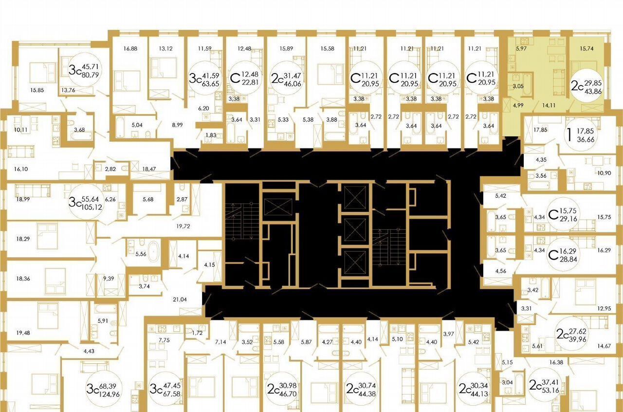 квартира г Уфа р-н Октябрьский пр-кт Октября 75 ЖД «The Prime» фото 2