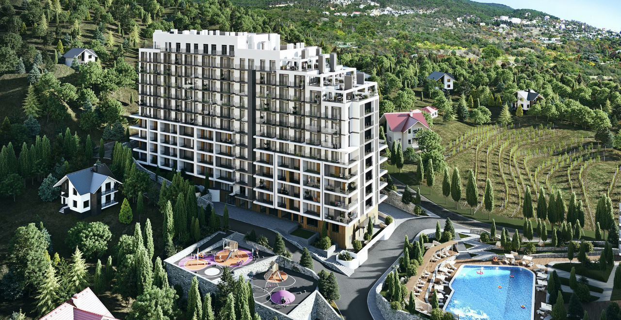 квартира г Алушта ул. Сергеева-Ценского, д. 4В фото 2