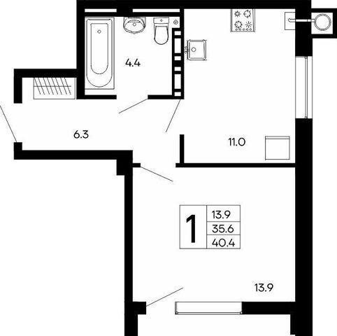 квартира ш Симферопольское 3 фото