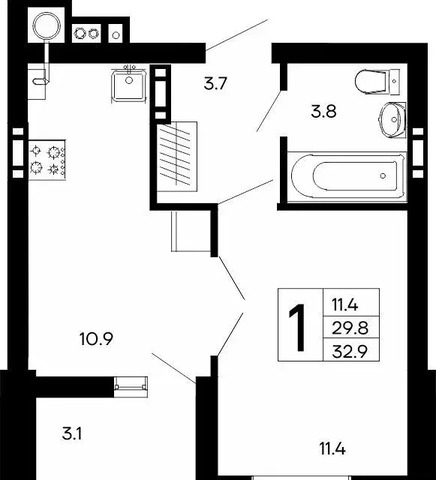 квартира ш Симферопольское 3 фото