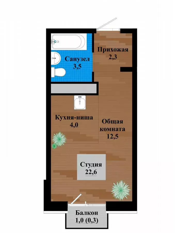 квартира г Чита р-н Черновский пр-кт Маршала Жукова 7 фото 1