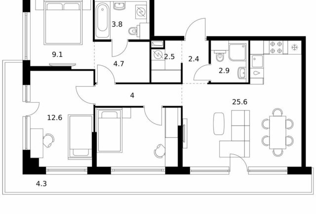 метро Кунцевская дом 20к/3 фото