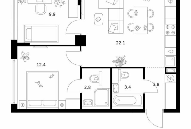 метро Кунцевская дом 20к/3 фото