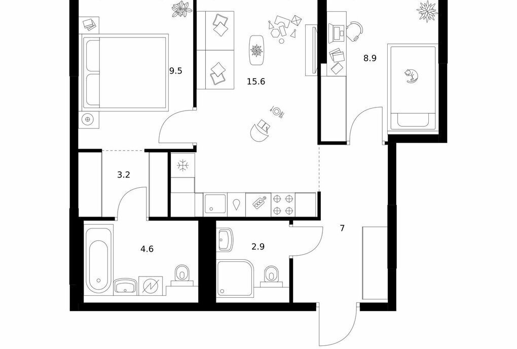 квартира г Зеленоград пер Георгиевский 27к/1 Зеленоград—Крюково фото 1