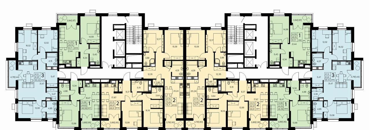 квартира г Обнинск ул Славского 4 фото 12