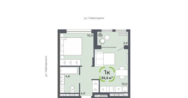 р-н Центральный ул Сосьвинская 33к/1 фото
