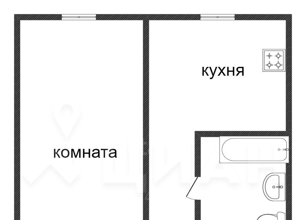 квартира г Тула р-н Привокзальный Мясново ул Кабакова 73 фото 2