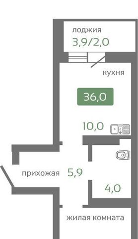 квартира р-н Октябрьский ул Норильская с 2 фото
