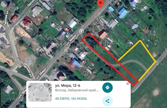 р-н Хабаровский с Восход ул Мира Осиновореченское сельское поселение фото