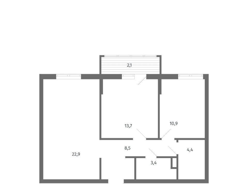 квартира р-н Гурьевский г Гурьевск ул Лазурная 18к/2 фото 3