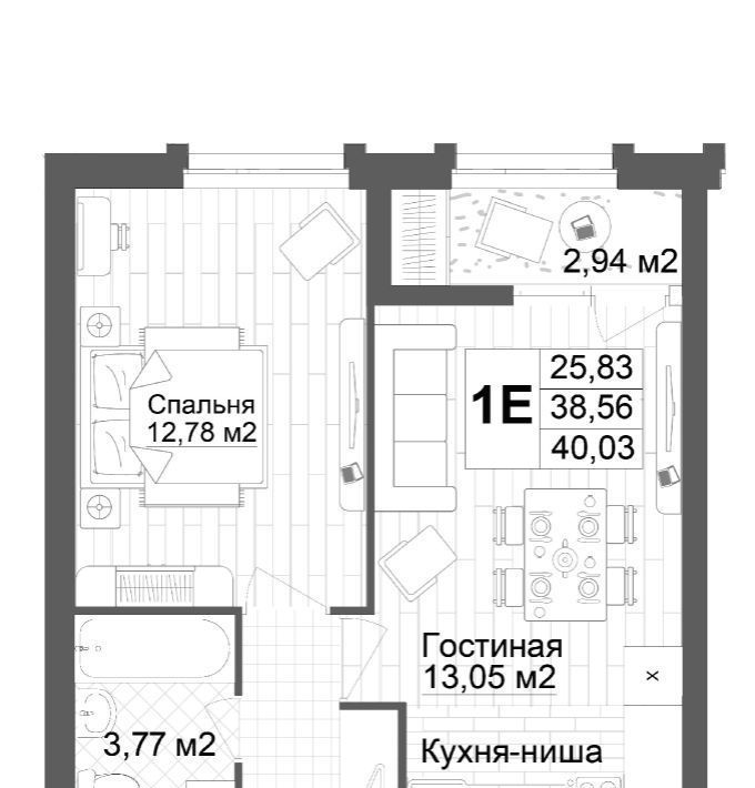 квартира г Нижний Новгород Кировская ЖК «Каскад на Автозаводе» фото 1