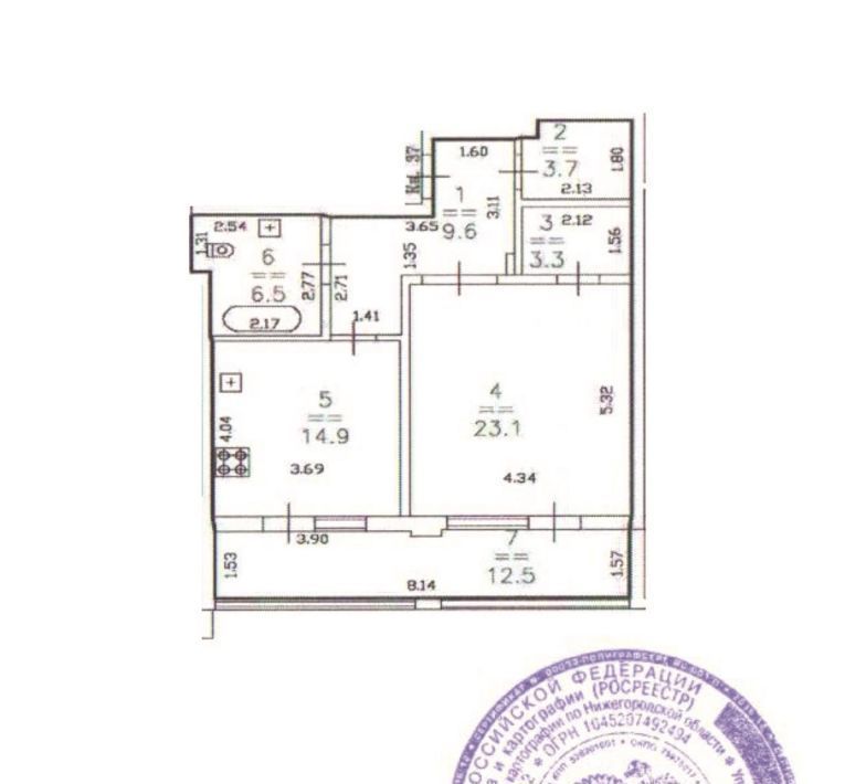 квартира г Нижний Новгород Горьковская наб Верхне-Волжская 10к/1 фото 1