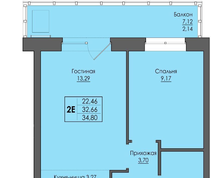 квартира г Пермь р-н Дзержинский ул Сергея Есенина 9а фото 3