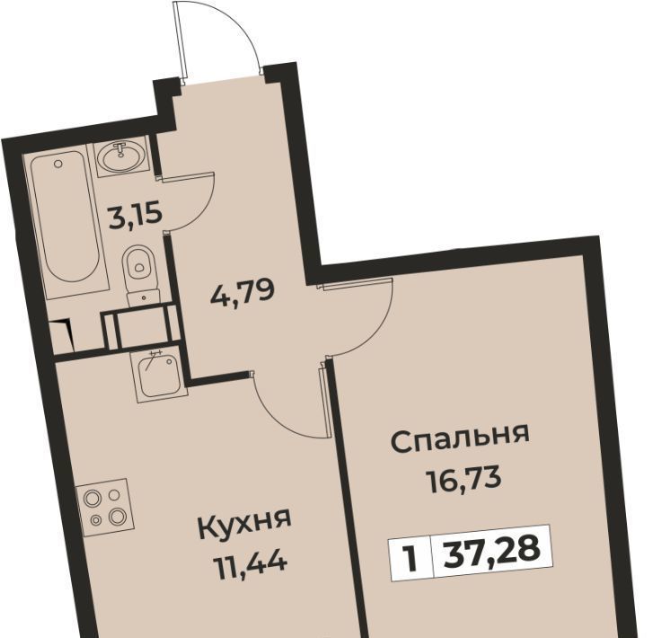 квартира р-н Всеволожский г Мурино пр-кт Авиаторов Балтики 29к/2 Девяткино фото 1