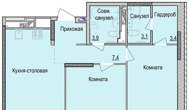 р-н Индустриальный Культбаза 1 жилрайон, 2-й мкр фото