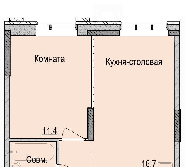 квартира г Ижевск р-н Индустриальный Культбаза ЖК «Утро на Репина» 1 жилрайон, 2-й мкр фото 1