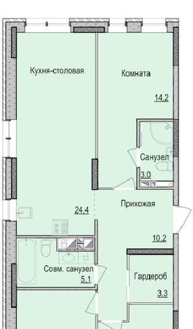 р-н Индустриальный Культбаза ЖК «Утро на Репина» 3 жилрайон, 2-й мкр фото