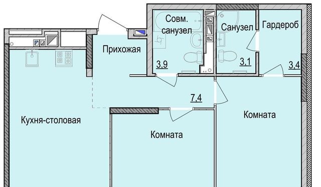 р-н Индустриальный Культбаза ЖК «Утро на Репина» 1 жилрайон, 2-й мкр фото