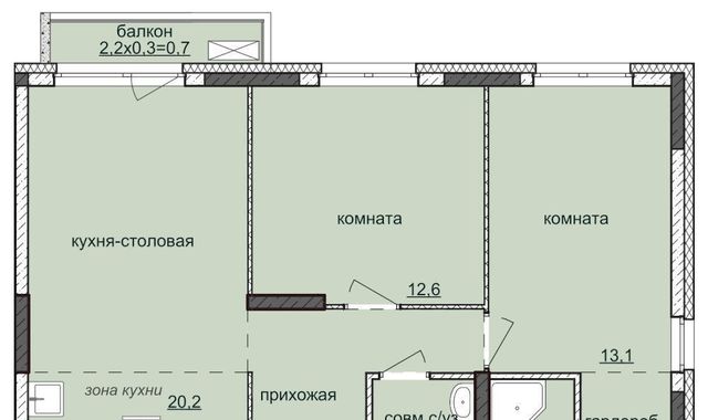 квартира р-н Индустриальный Культбаза жилрайон, 8-й мкр фото