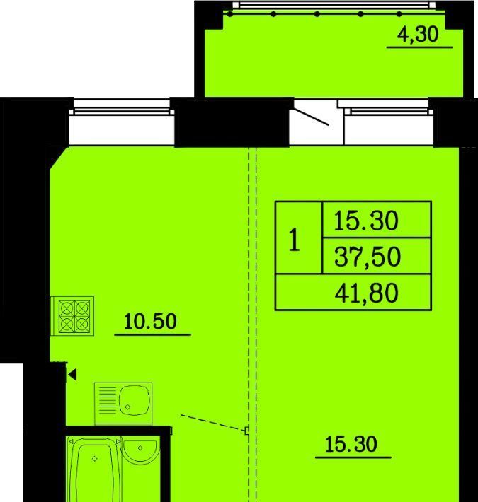 квартира г Омск р-н Советский ул Малиновского 16к/1 фото 1