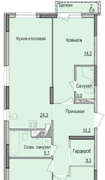 квартира г Ижевск р-н Индустриальный ул им Репина 35ак/3 фото 1