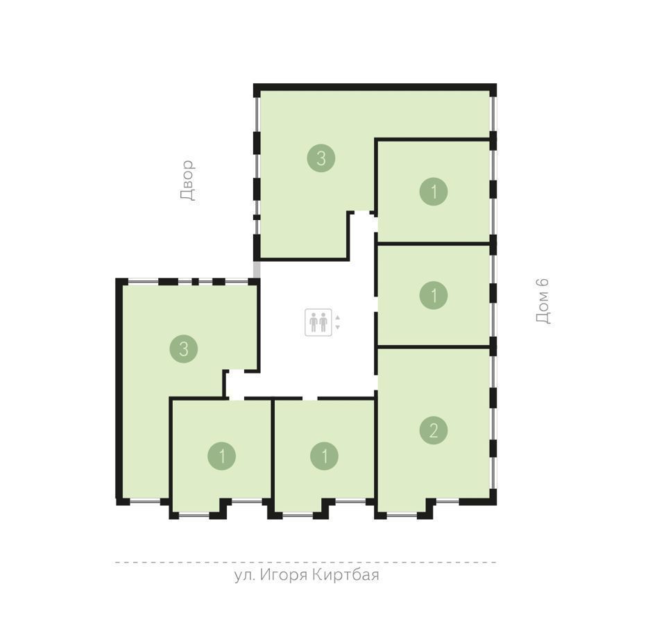 квартира г Сургут р-н Северный жилой ул Игоря Киртбая 0 35 мкр., корп. 0 фото 15