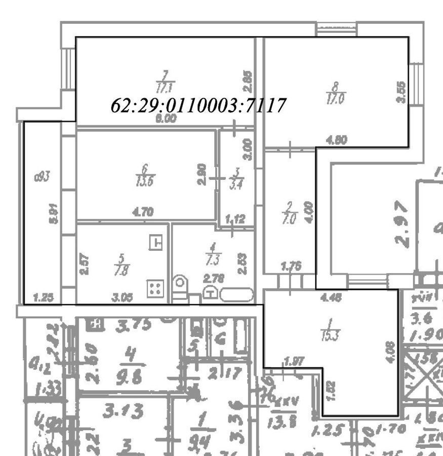 квартира г Рязань р-н Октябрьский Песочня ул Зубковой 28 фото 23