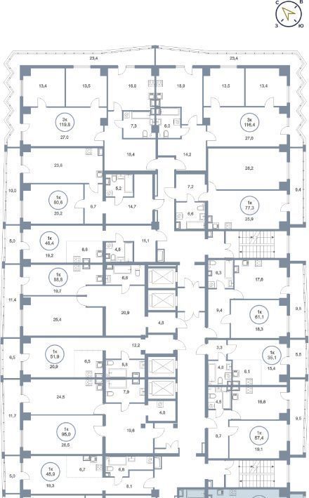 квартира г Сургут тракт Югорский 43 27А фото 4