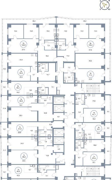 квартира г Сургут тракт Югорский 43 27А фото 4