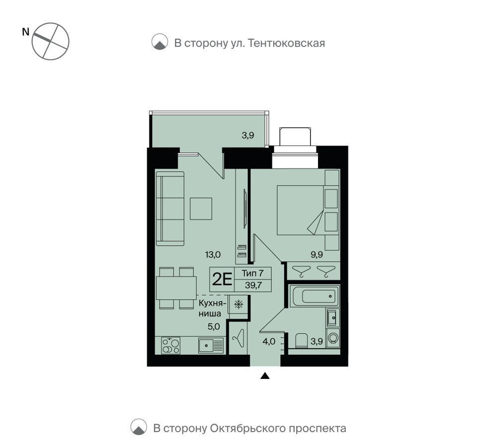 квартира г Сыктывкар ул Тентюковская 320 корп. 3 фото 1