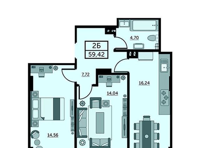 р-н Кировский дом 157в/83с 3 фото