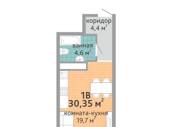 квартира г Екатеринбург Чкаловская ул Краснолесья 108/2 фото 1