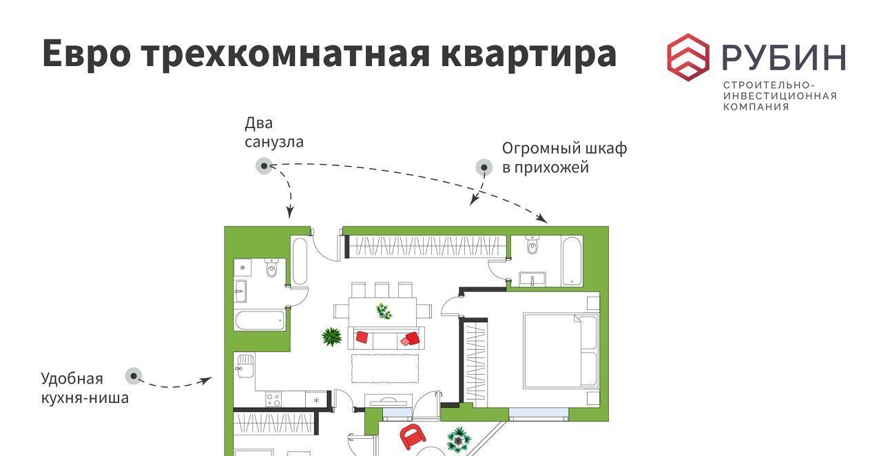 квартира г Архангельск р-н Ломоносовский округ пр-кт Ломоносова 98 фото 1