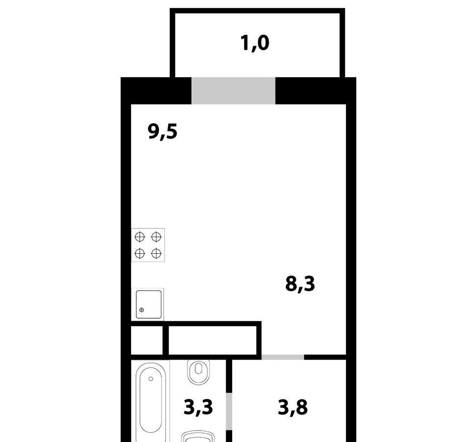 квартира г Одинцово ул Маковского 28 Рассказовка фото 1