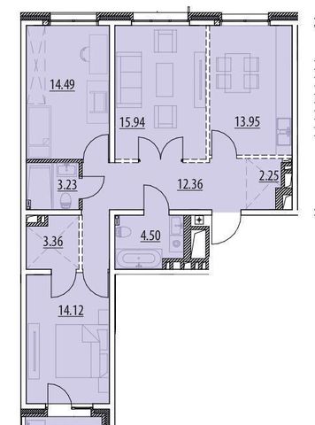 квартира г Иркутск р-н Ленинский ул Марии Ульяновой 2 фото