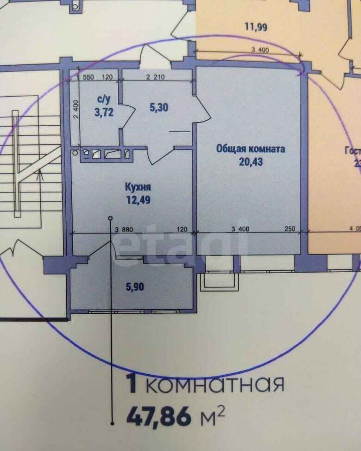 квартира г Махачкала ул Генерала Омарова 1б Советский фото 15