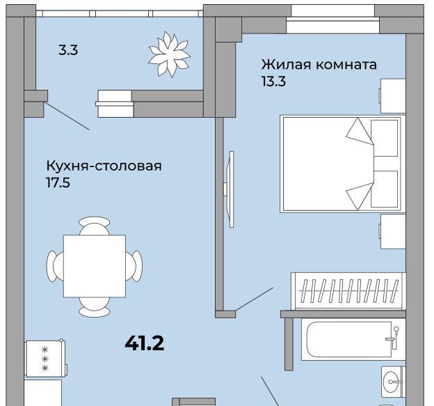 квартира г Екатеринбург Уралмаш ул Орловская фото 1