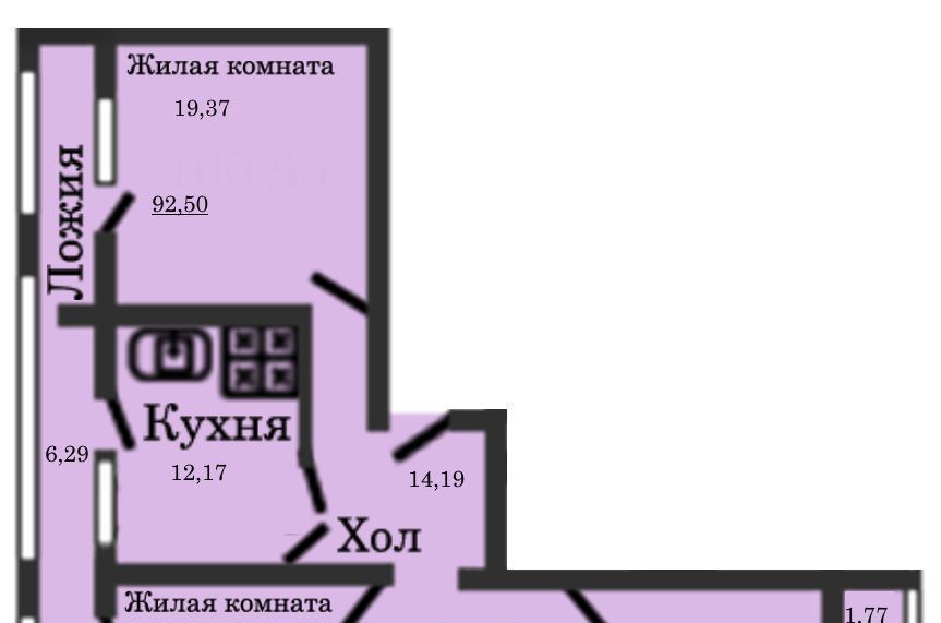 квартира г Калининград р-н Центральный ул Генерал-фельдмаршала Румянцева 7 фото 1