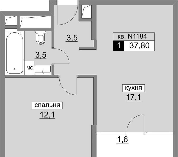 квартира г Москва п Московский ул Родниковая 30 метро Саларьево корп. 3 фото 1