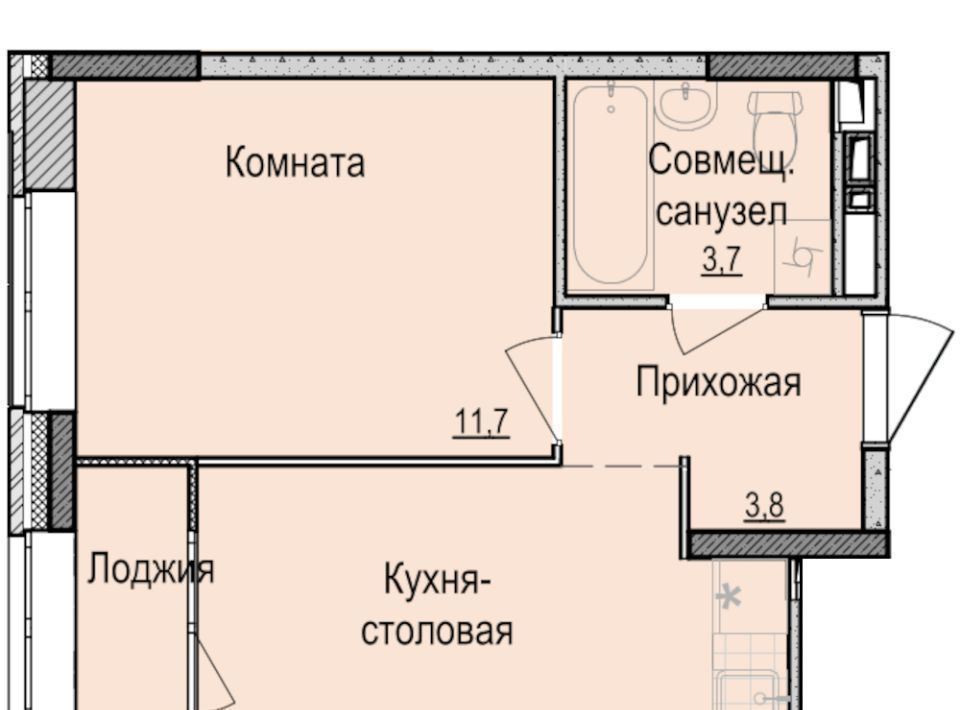 квартира г Ижевск р-н Индустриальный Карлутский ЖК «Скандинавия» 7 жилрайон, 3-й мкр фото 1