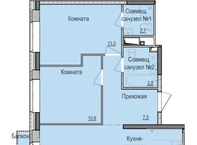 р-н Индустриальный ЖК «Скандинавия» 7 жилрайон, 3-й мкр фото