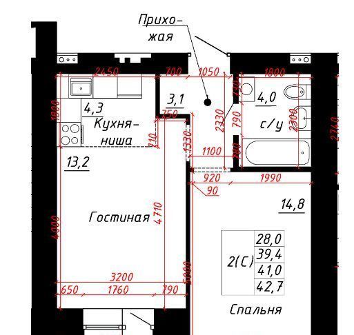 квартира г Барнаул р-н Индустриальный тракт Павловский 60бк/1 фото 1