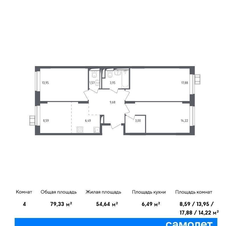 квартира городской округ Коломенский д Санино д. 12, Кокошкино фото 1