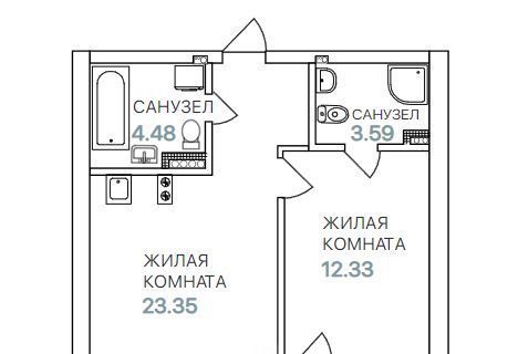 квартира р-н Светлогорский г Светлогорск фото 1