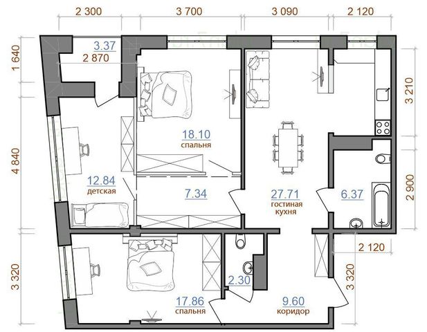 квартира г Иркутск р-н Октябрьский ул Байкальская 24 фото