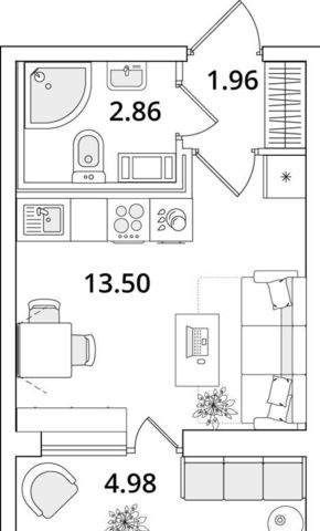 г Санкт-Петербург метро Московская ул Кубинская 82 этап, уч. 10, 2 фото