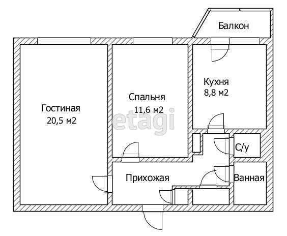 квартира г Норильск ул Федоровского 3с/1 фото 9