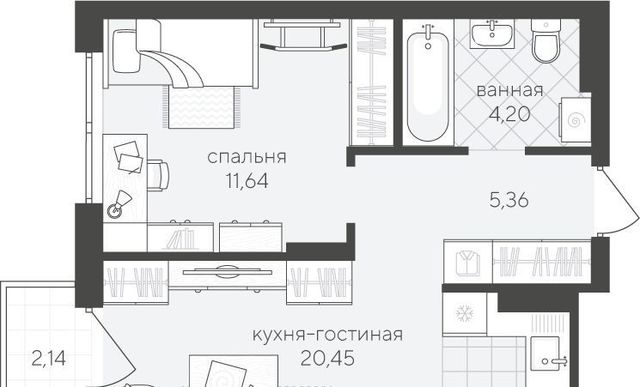 г Тюмень р-н Ленинский ЖК «Скандиа. Квартал у озера» Ново-Гилевский жилрайон фото