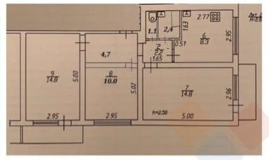квартира г Краснодар ул им. Тургенева 159 фото 17